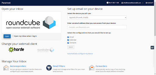 How to Create An Email Account in cPanel اختار الطريقة المناسبة لك فى عرض الإيميلات
